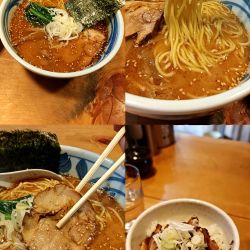 『みそらーめん+チャーシュウ飯(￥900+350)』