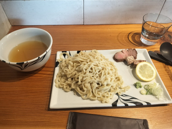 「つけ麺　しお　1300円」@らーめん かねかつの写真