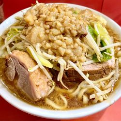 ラーメン ニンニクスコシ ヤサイ アブラ カラメ