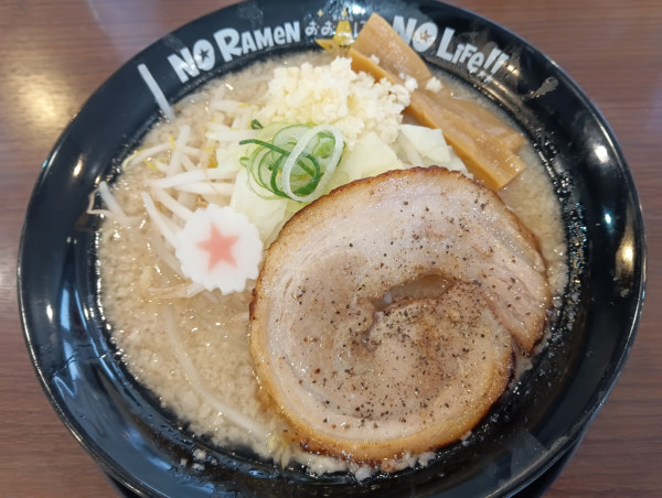 「ばりこてハーフ野菜・ニンニクあり（￥990）」@おおぼし 松本駅ビル店の写真