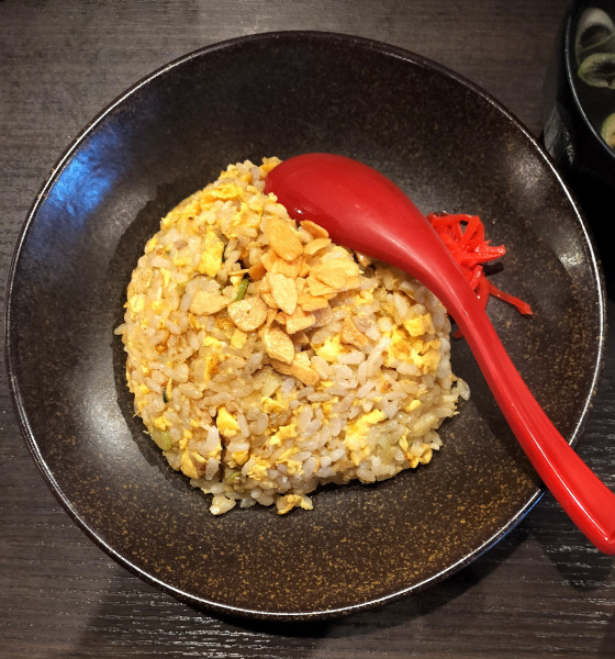 「ミニガーリックチャーハン 550円」@中華ダイニング 秀丸の写真