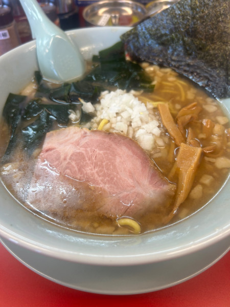 「プレミアムしょうゆとんこつ」@ラーメン山岡家 阿見店の写真