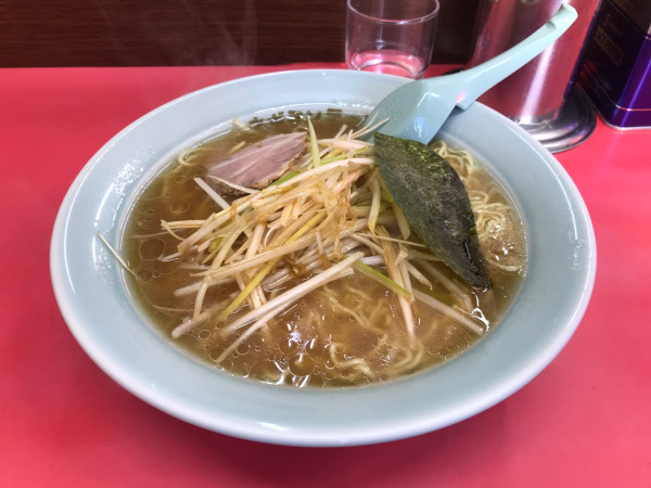 「ネギラーメン 800円」@ラーメンショップ 高田店の写真