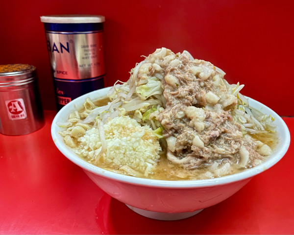 「小(1000円)/全マシ」@ラーメン二郎 松戸駅前店の写真