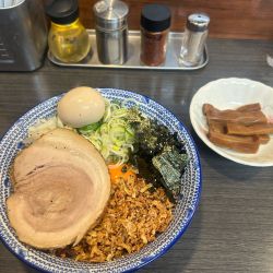 限定魚介まぜそば