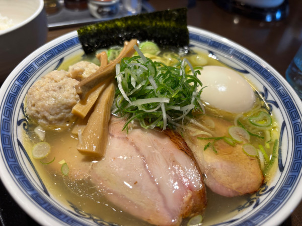 「特上虎徹そば塩手揉み麺」@麺や 虎徹の写真