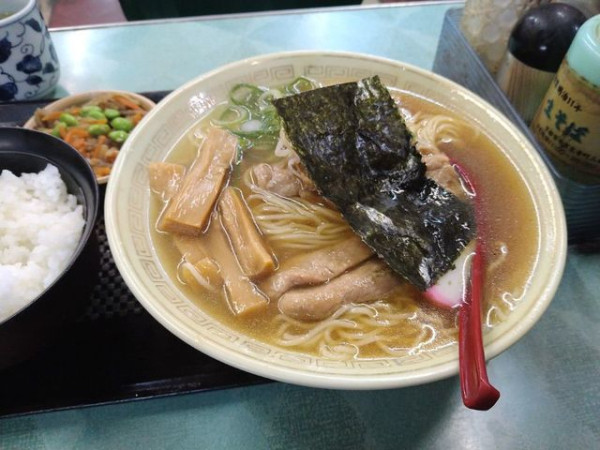 「特製中華そば」@生そば 常盤の写真