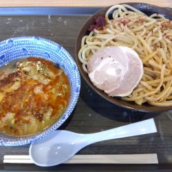 (限定)海老つけ麺(990円)