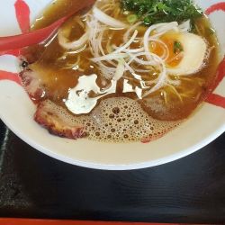 煮干しラーメン醤油+半チャーハン