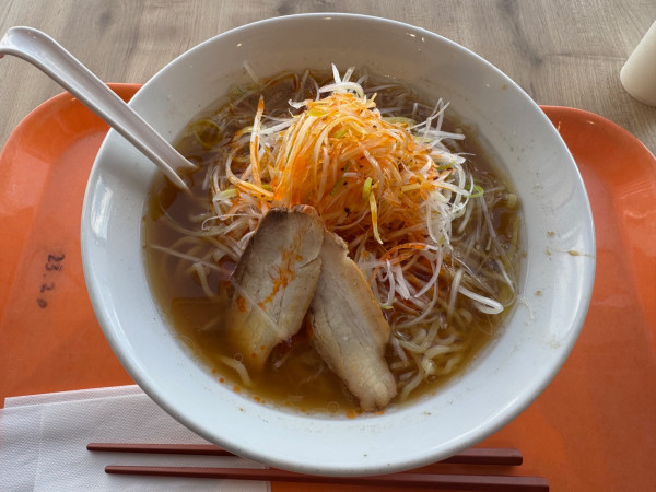 「ねぎらーめん　麺大盛」@幸楽苑 レイクウォーク岡谷店の写真