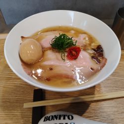 味玉鰹塩ラーメン¥1400