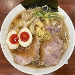 背脂生姜醤油の特製中華そば（200g）