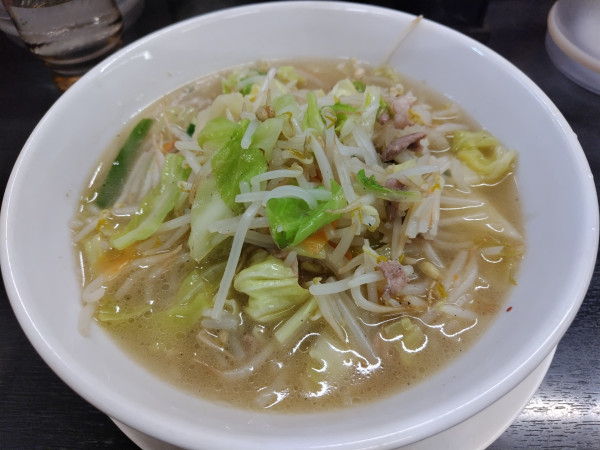 「野菜たっぷりタンメン」@日高屋 池袋東口駅前店の写真