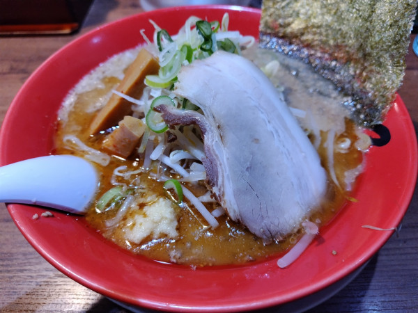 「味噌󠄀ラーメン　※生姜味」@旭川味噌ラーメン ばんから 池袋西口店の写真