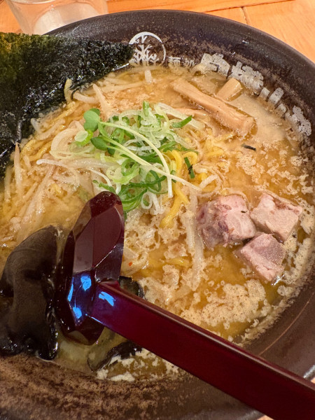「味噌ラーメン」@白樺山荘 北海道ラーメン道場店の写真