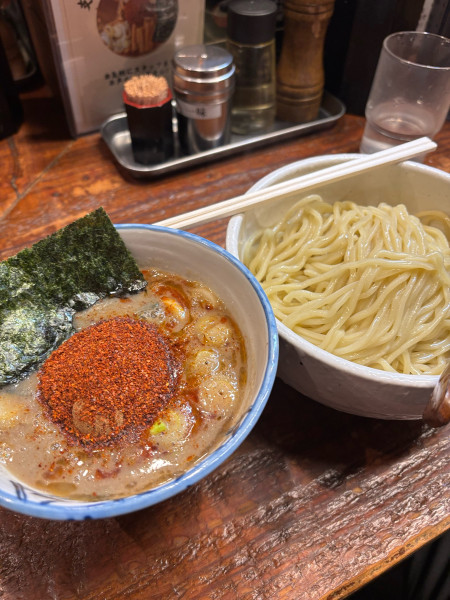 「辛辛魚つけ麺」@麺処 井の庄 立川店の写真