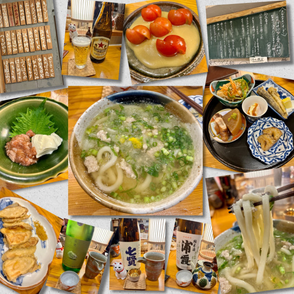 「カブのすり流しと鶏そぼろの温かけ（きぬあずま）」@うどんスナック松ト麦の写真