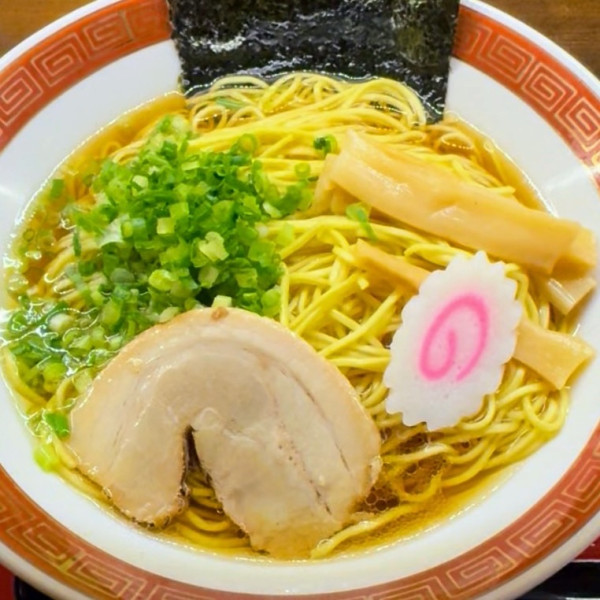 「中華そば650円＋大盛麺50円」@たちばな製麺所の写真