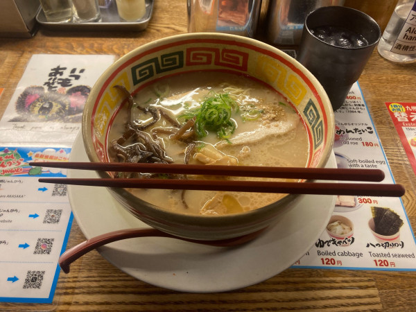 「九州じゃんがら¥890+替え玉¥150」@九州じゃんがら 赤坂店の写真