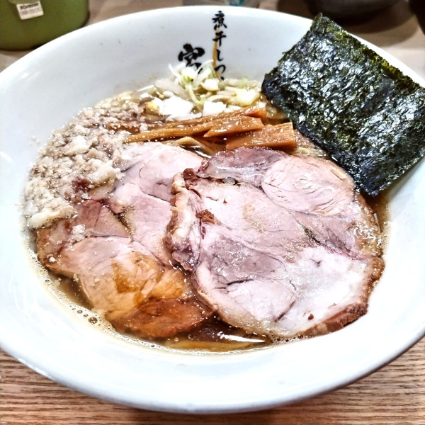 「【限定】山形風煮干し中華そば（￥1,200）」@煮干しつけ麺 宮元の写真