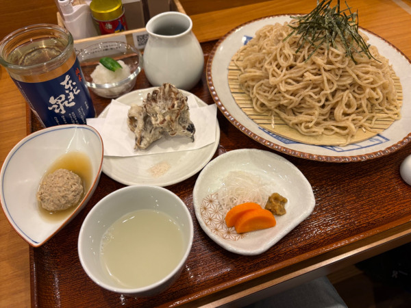 「【限定】大根汁そば1400円+実山椒つくね200円+ワンカッ」@しののめヌードルの写真