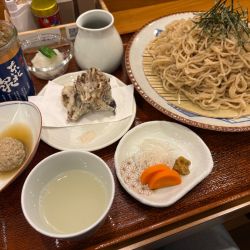 【限定】大根汁そば1400円+実山椒つくね200円+ワンカッ