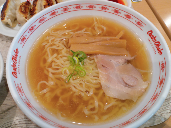 「ラーメン　王将定食につくラーメン」@大阪王将 イオンモールむさし村山店の写真