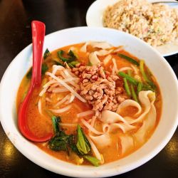 担々刀削麺＋台湾炒飯