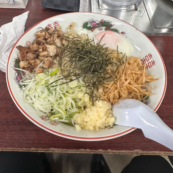 「油そば 特」@中華そば 太平楽 六丁の目店の写真