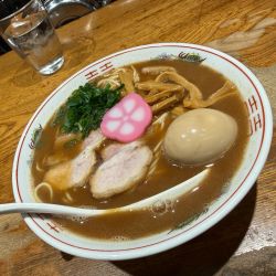 和歌山中華そばこってり、味付玉子