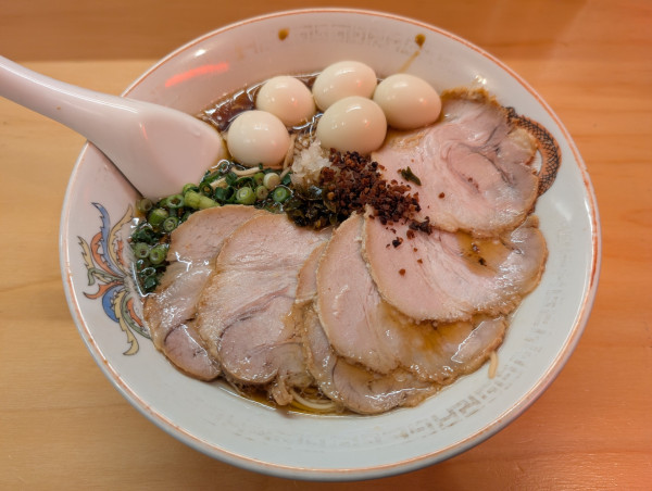 「特製青唐中華そば」@麺尊RAGE中野腕刀の写真