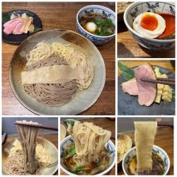 鴨つけ麺 1300円蕎麦粉を使用した呉田麺に変更100円