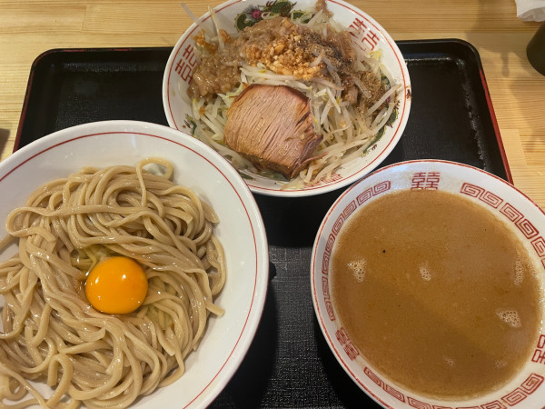 「豚Zつけ麺（太平打ち）：1100円」@麺や飯や 仁の写真
