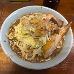 えび小ラーメン　ニンニク少し