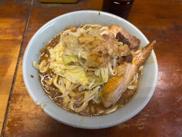 「えび小ラーメン　ニンニク少し」@蓮爾 新町一丁目店の写真