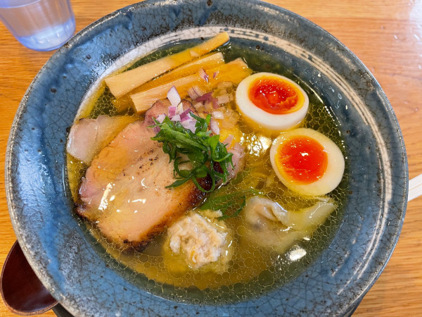 「特製塩らぁ麺　￥１４００」@横浜淡麗らぁ麺 川上の写真