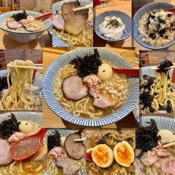 特製背脂醤油らー麺＋お茶漬け用白めし