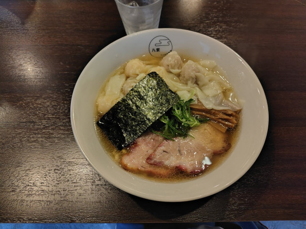 「特製ワンタン麺(白だし)」@八雲の写真