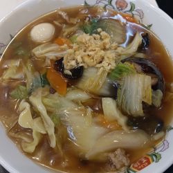 【限定】五目あんかけラーメン(¥858)