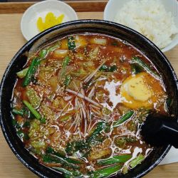 カルビ麺(小ライス付)