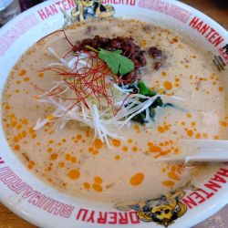 担々麺　半チャーハンセット