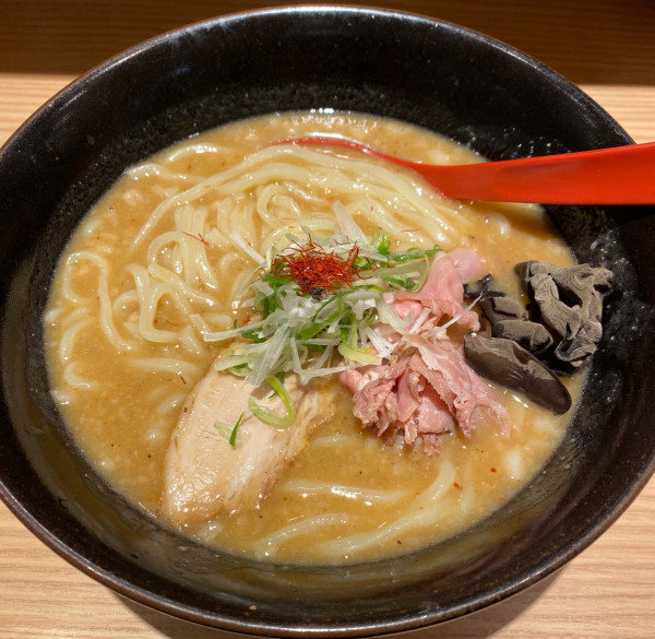 「【限定】焼きあご味噌らー麺　1150円」@焼きあご塩らー麺 たかはし アトレ川崎店の写真