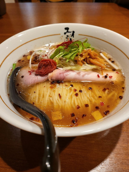 「梅塩そば」@塩そば専門 ユイシキの写真