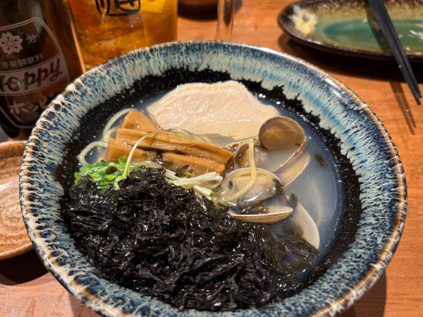 「貝だし中華そば638円+他いろいろ」@炭火焼鳥とさか 東所沢店の写真