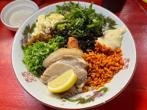 「【限定】明太クリームまぜそば」@鷹の目 川口店の写真