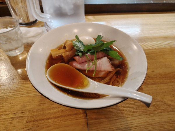 「(松)特上中華そば¥1600」@自家製麺 くろ松の写真