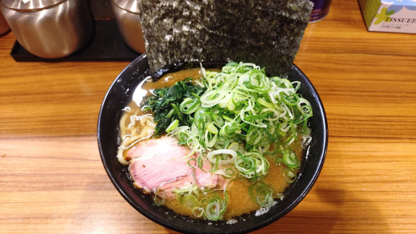 「のり青ネギラーメン(1300円)」@横浜家系らーめん 輝道家の写真
