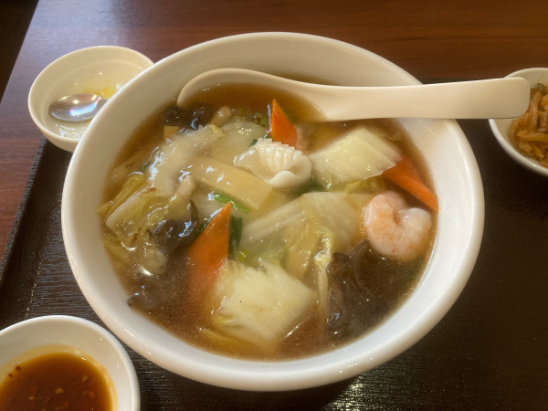 「五目刀削麺¥980（ランチセット）」@中華菜館 林海餃子酒場の写真