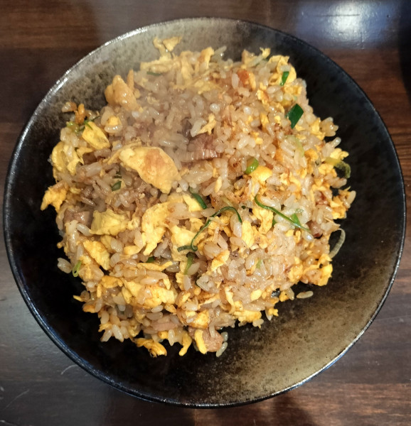「半チャーハン 420円」@台湾担々らーめん 鳴子飯店の写真