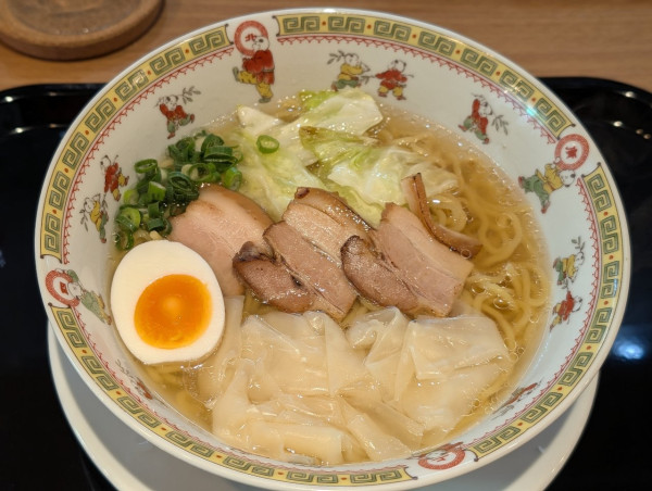 「限定 トラヤコックのワンタンメン」@鶏Soba Toraやの写真